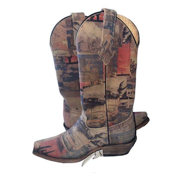 CoFi Western Cowboy Boots Women’s 5.5 NEW - Picture 1 of 9